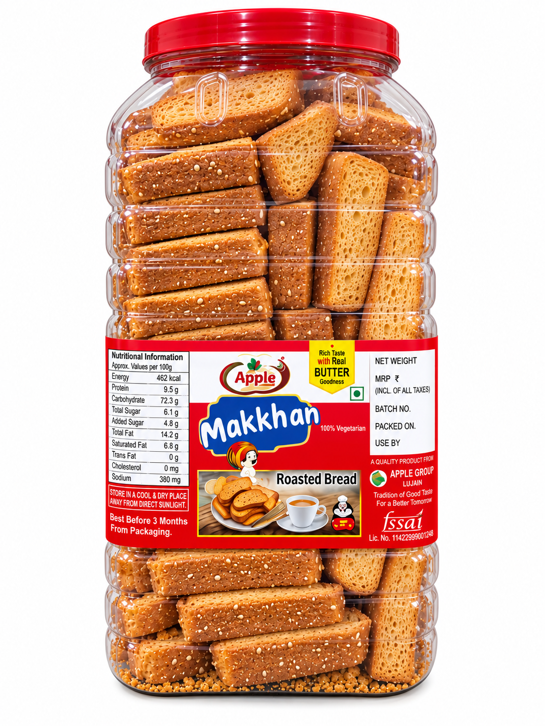 Makkhan Roasted Bread